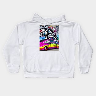 Graffiti Hotrod Kids Hoodie